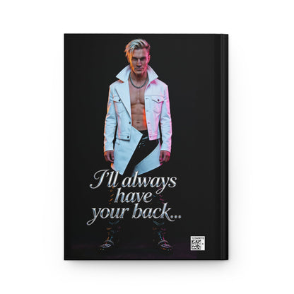Hardcover Journal — Alpha Sensorium Trance Music & 'I'll Always Have Your Back' Photo Notebook