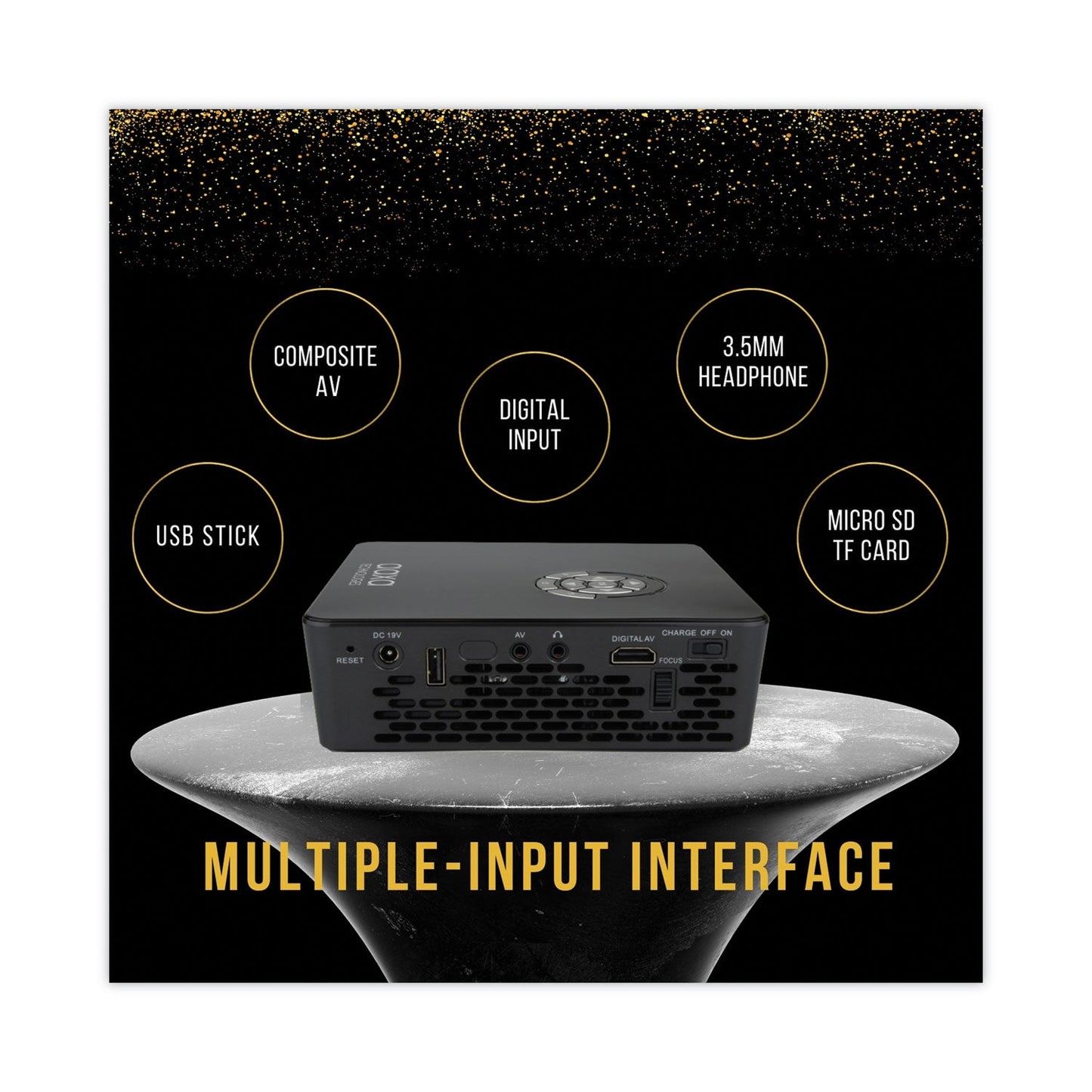 AAXA P6X Pico Projector, 1,100 lm, 1280 x 800 Pixels